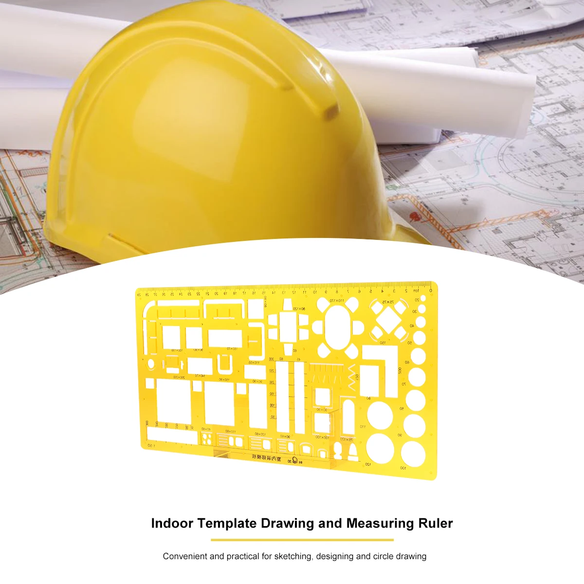 

Curve Template Ruler for Drawing Paint Decorate Stencil Circle Transparent Scale School Office Architecture Network Fraction Art