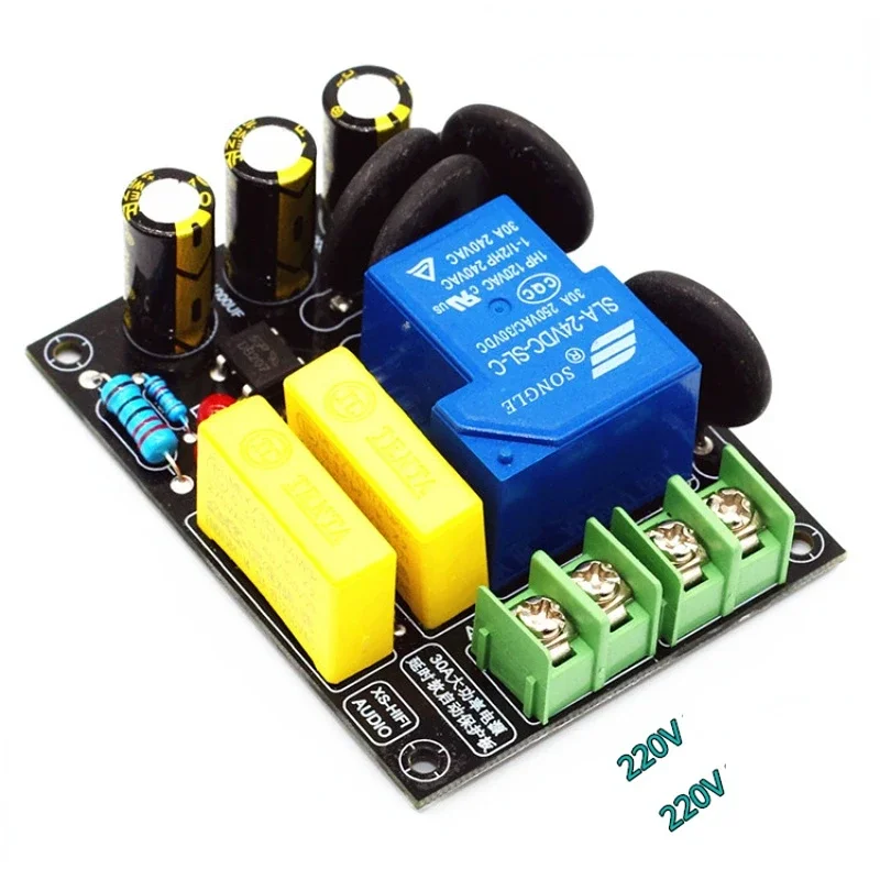 SOTAMIA 30A 6600W 클래스 A 홈 앰프 오디오 전원 지연 소프트 스타트 전원 소프트 스타트 보드 보호 보드 홈 시어터