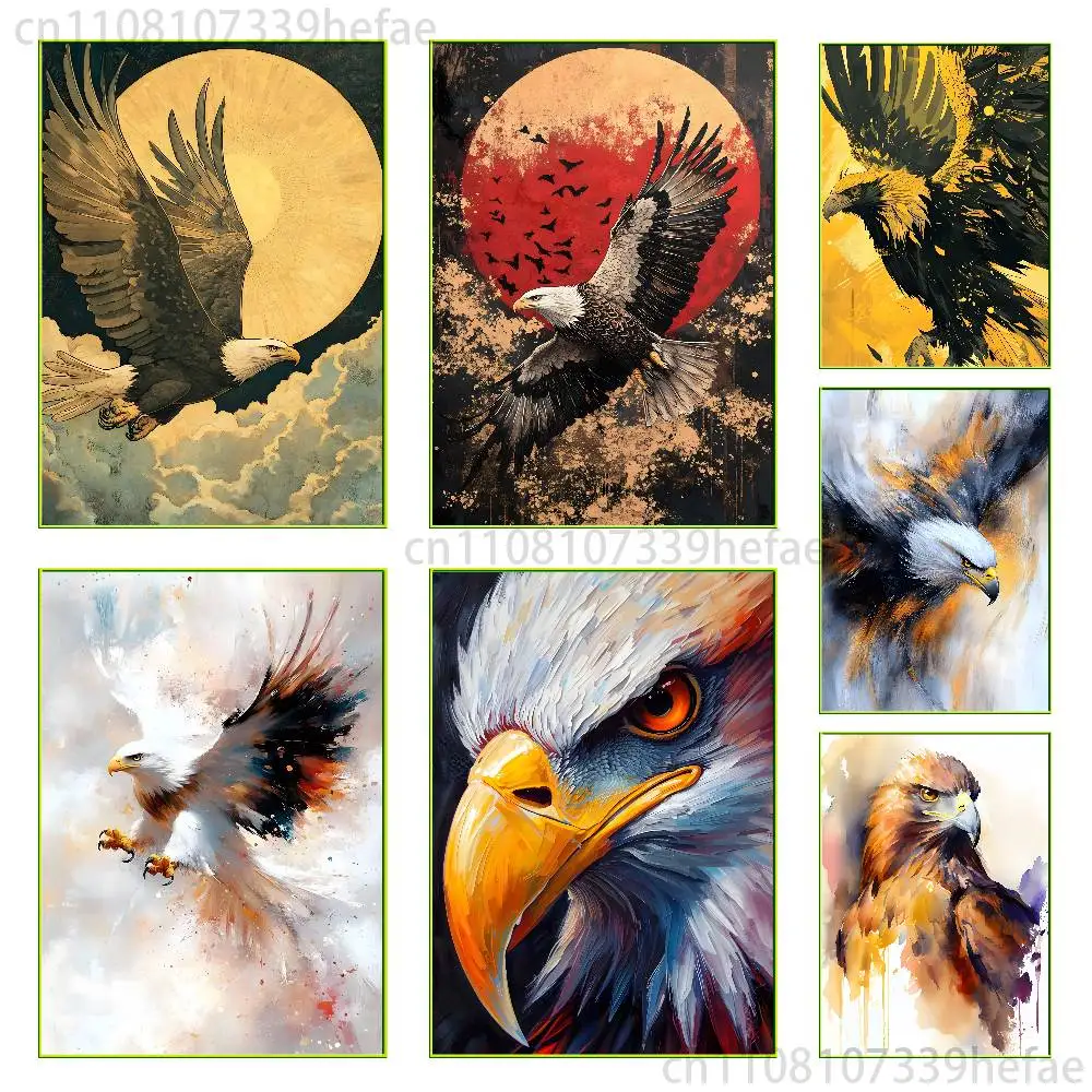 

Cool Animal Eagle Classic Poster Wall art print art suitable for living room bedroom bar parlor home decoration gift