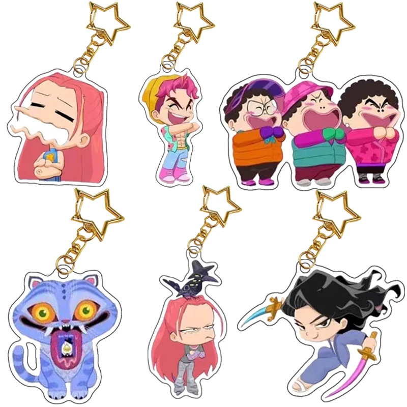 

Anime Classics Game Collection Huntr-x Keychain Toy Self Made Acrylic Charm K-Pop Demon Hunters Preorder - Fan Art Gift