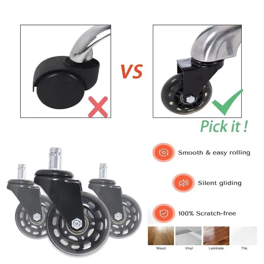 

Salon Stool Swivel Chair with Wheels Height Adjustable Hydraulic for Hair Salon Beauty Facial Massage Spa Tattoo Medical Home Of