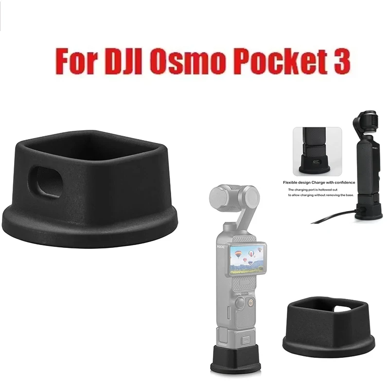 Silicone Desktop Stand For DJI Osmo Pocket 3 Supporting Anti-Slip Base Handheld Gimbal Support Adapter Camera Bracket Accessory