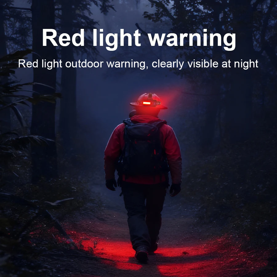 High Power LED Headlamp 10000000LM USB Rechargeable Head Light COB Lights Super Bright Long Range Head Flashlight For Fishing