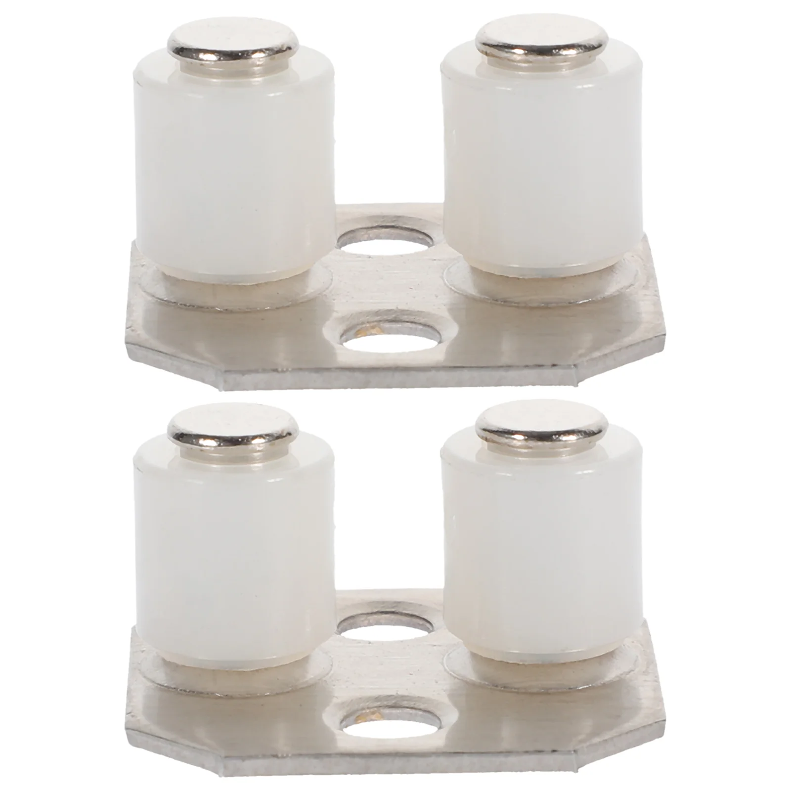 

2 Pcs Sliding Door Barn Rails Floor Bottom Guide Wooden Guides Stopper for Cabinet Hardware Steel