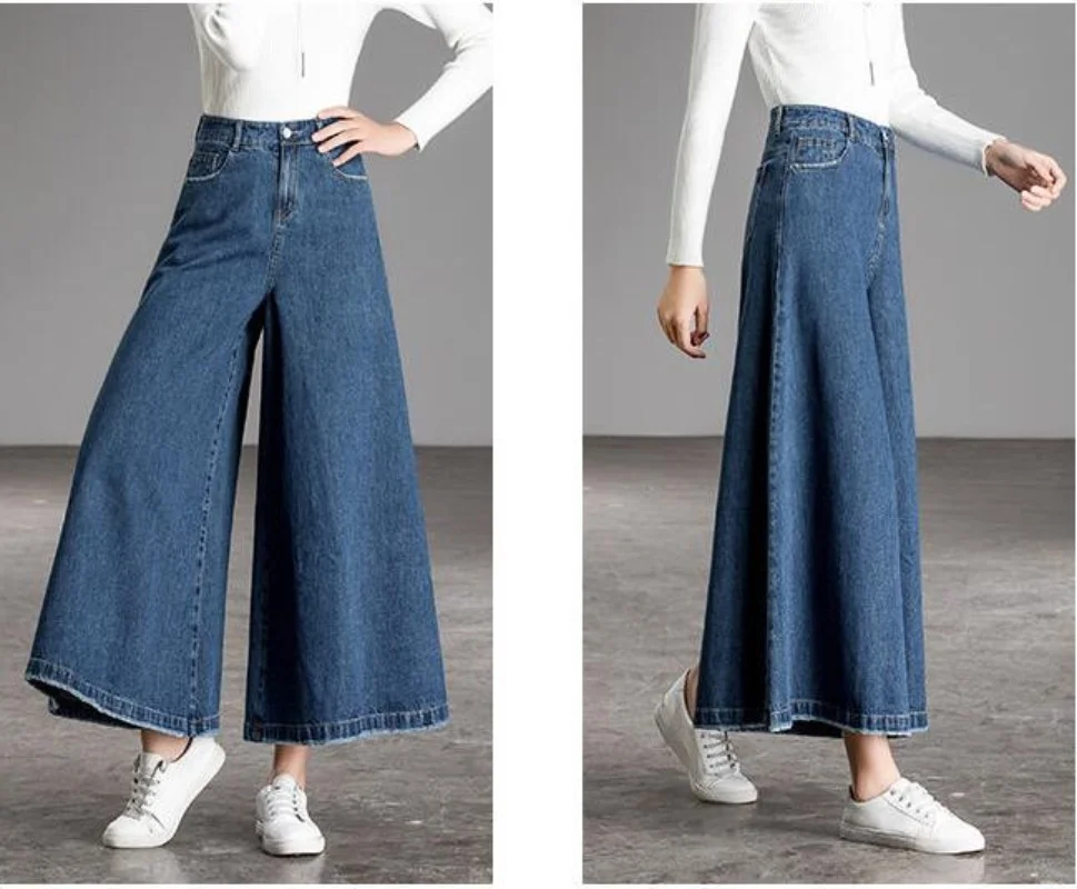 

Korean Fashion Baggy Jeans Women Wide Leg of Pants High Waisted Trousers Vintage Clothing Woman Clothes Streetwear Pant