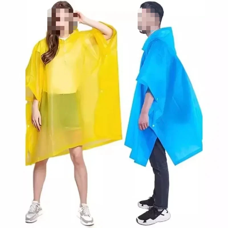 1PC Outdoor Rain Jacket Fishing Hiking Portable Peva Cycling Mountaineering Raincoat Cape Mackintosh Backpack Easy Carry