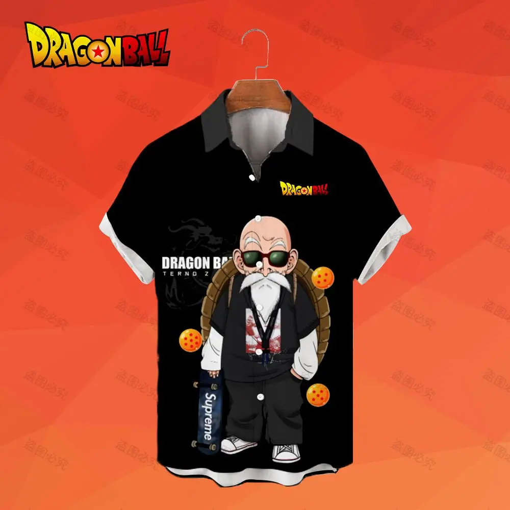 

Dragon Ball Z Men's Shirts Vegeta Super Saiya 2024 Short Sleeve Summer Blouse 5XL Hawaiian Shirt Cool Oversized Anime Streetwear