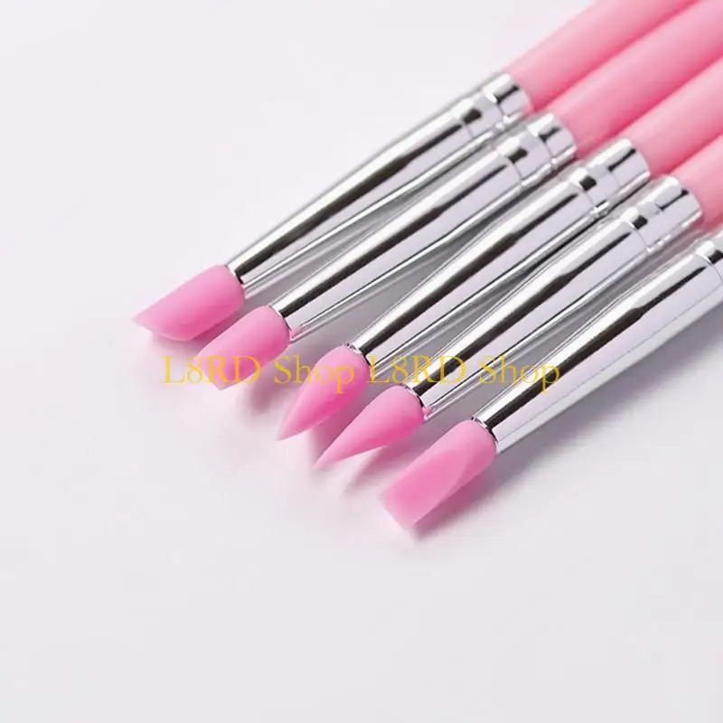 L8RD 5 Pieces Silicone Brushes Modelling Brushes For Gel And Crafting Tasks