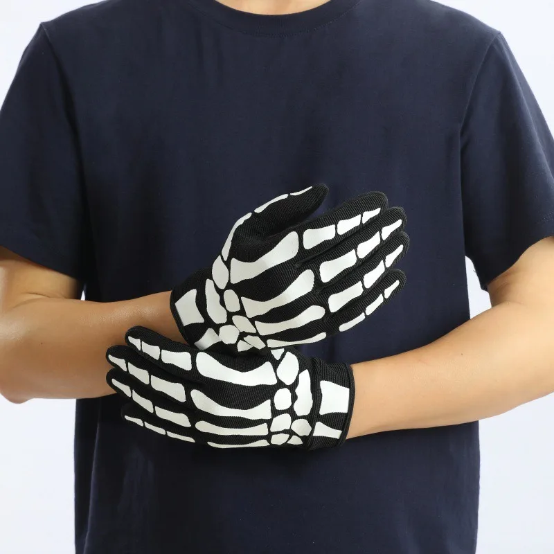 Ghost Claw Touchscreen Full Finger Gloves Wear-Resistant Anti-Slip Handwear for Cycling Outdoor Sports Motorbike Motocross