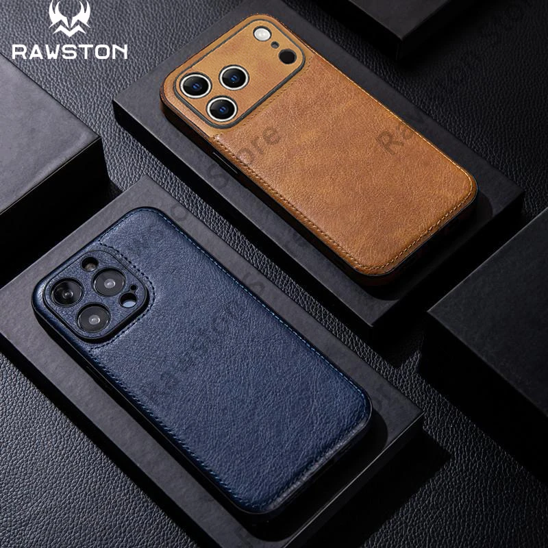 Ultra Thin Leather Case for iPhone 17 Pro Max 16 16e 15 14 13 12 11 XR 17Pro Lens Protection iPhone1