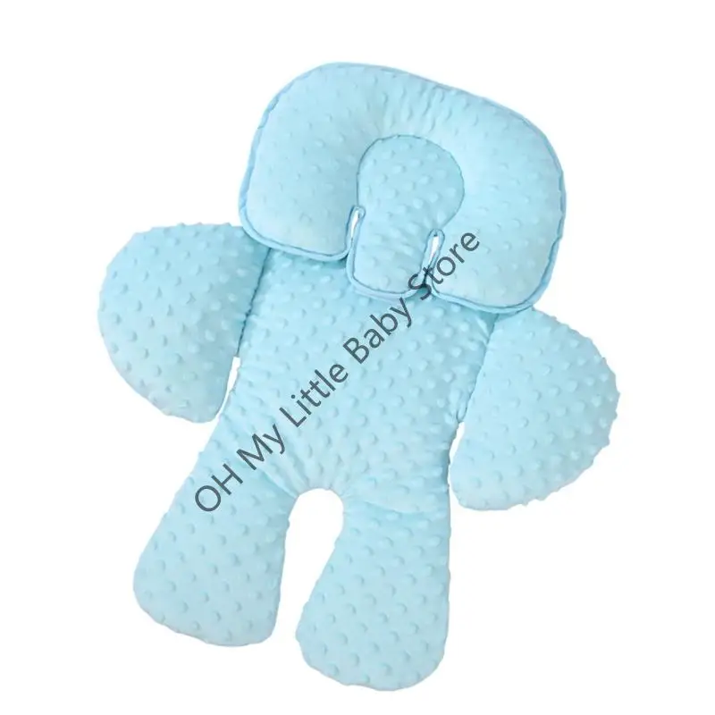 M76C وسادة مقعد سيارة للأطفال مطابقة الألوان لحديثي الولادة تضمن الراحة والأمان في عربات الأطفال والمقاعد الحارسة