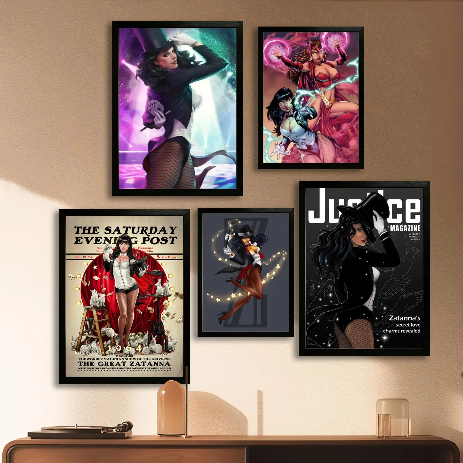 zatanna Canvas Art Poster and Wall Art, Picture Print, Modern Family Bedroom Decor,Decorative painting