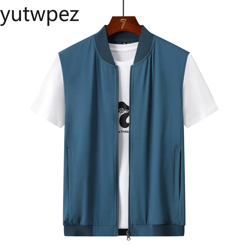 Ultra-Thin Multi-pocket Sleeveless Jacket Men Hollow Out Vest Men's Summer Ice Silk Mesh Waistcoat Motorcyclist Fishing Vest
