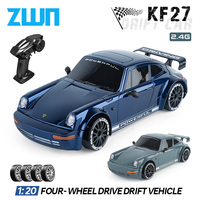 KF27 1:20 RC Drift Car With LED Light 4WD Radio Remote Control Vehical Professional 4x4 Racing High Speed Toy for Kids Best Gift