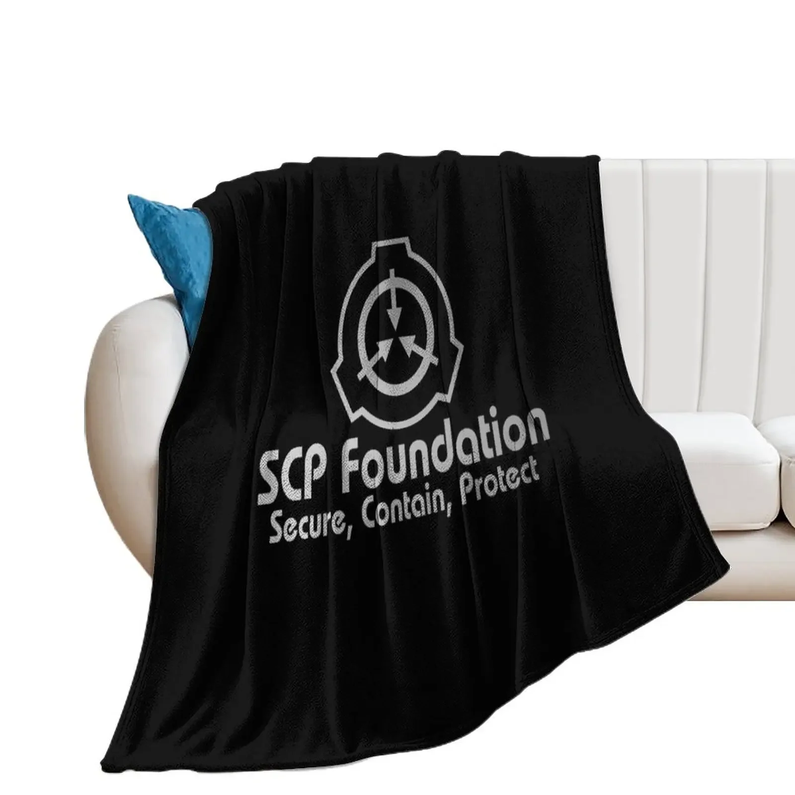 

SCP Throw Blanket Blankets Sofas Of Decoration Soft Big Soft Plush Plaid Beach Blankets