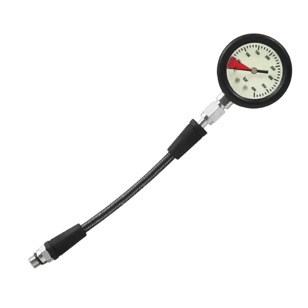 High Pressure Gauge Carbon Fiber Hose Diving Safety Equipment Three Lengths Available Diving Cylinder Compatible