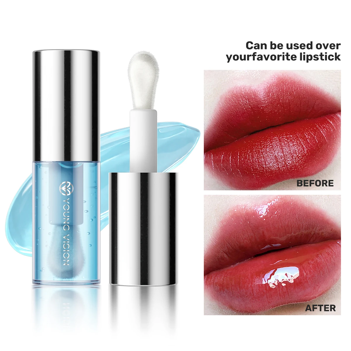YOUNG VISION 6 colores espejo menta aceite de labios nutritivo labio miel humedad duradera hidratante labio glaseado