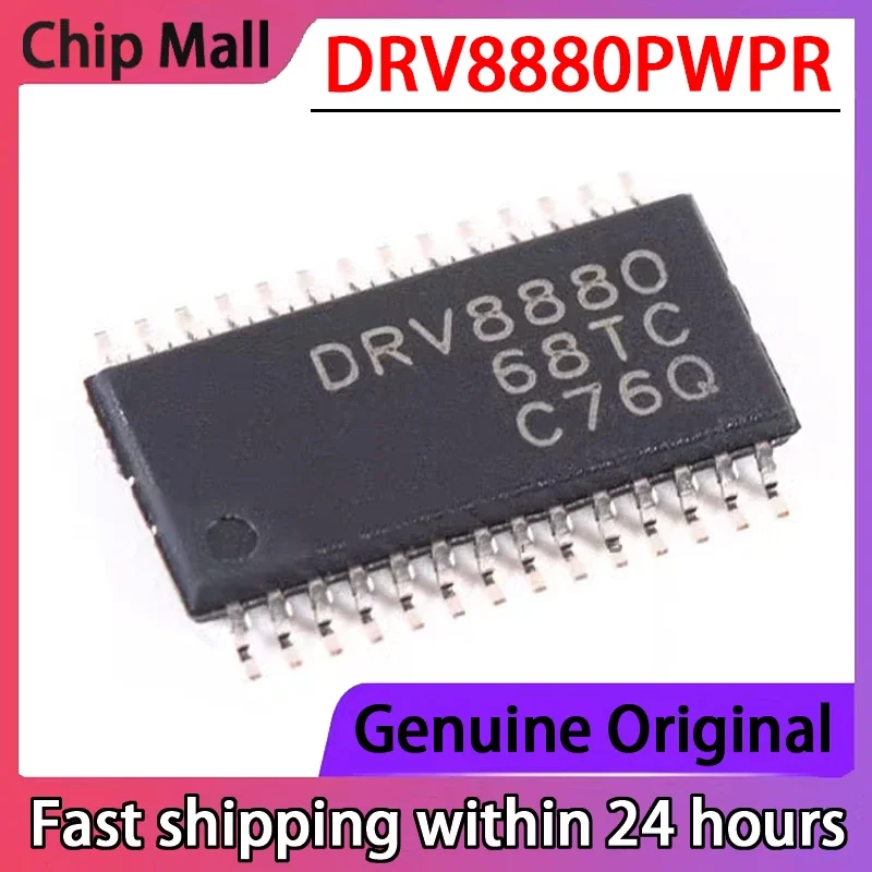 

2PCS DRV8880PWPR DRV8880 HTSSOP28 Bipolar Motor Driver Chip
