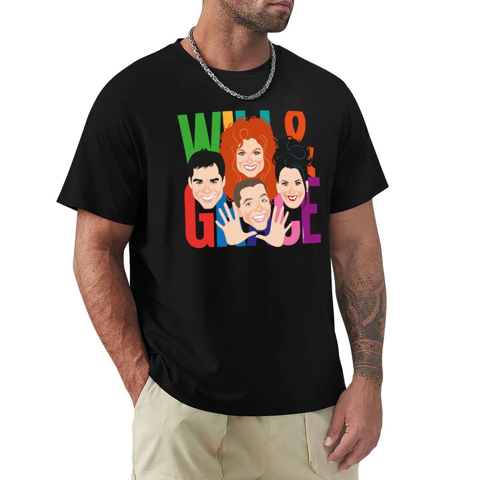 Will and Grace T-Shirt Moisture Control Sports Tee