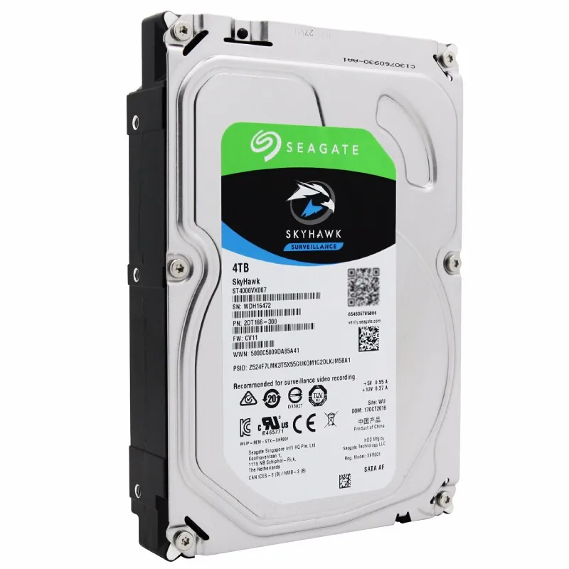 NEW 4TB Seagate SkyHawk SATA 6Gb/s 64MB 3.5