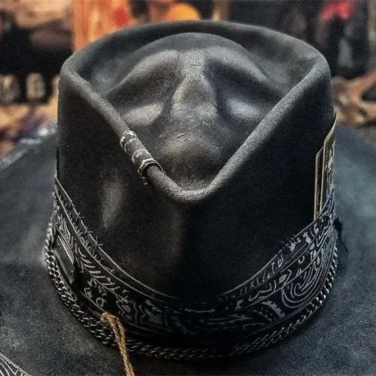 2024 High Quality New Skull Hat Fedora Hats Cowboy Western Fedora Jazz Hat for Man High Quality Halloween Skull Hat Party Hats