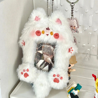 Plush Photocard Holder Kpop Photo Albums Photo Frames Photocard Stand Kpop Photo Card Supplies Collect Book Photo Card Case