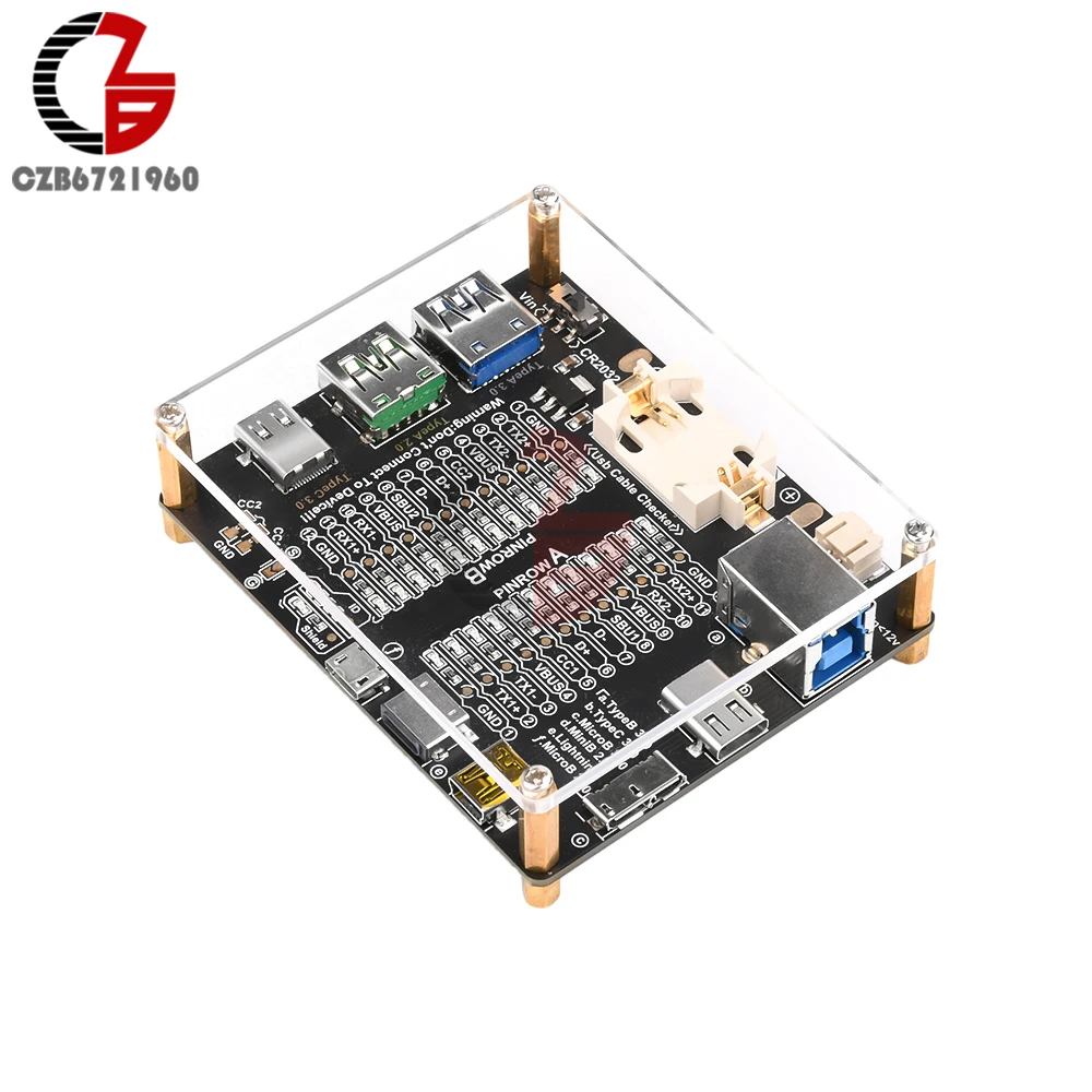 Imagem -05 - Cabo Usb Data Line Detection Board Cabo Checker Usb Cabo Tester Short Circuit On-off Switching Tipo-c Test Tools