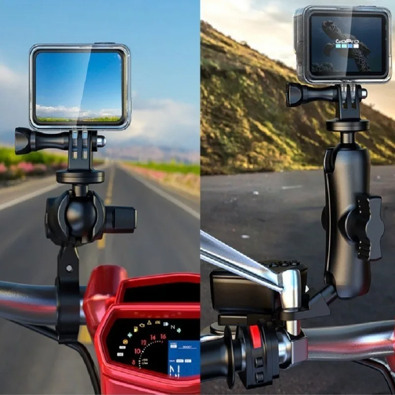 Motorcycle Rearview Mirror Mount Bracket, 1/4