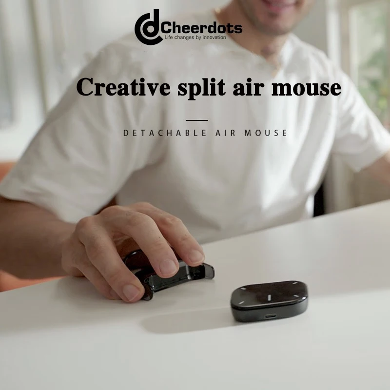 Cheerdots 2 Detachable Air Mouse Wireless Touchpad All-in-one Pocket AI Recording ChatGPT Enabled Mouse Customized Gaming Mouse