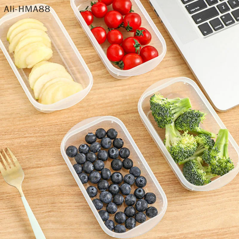 HMA73-Refrigerator Food Storage Containers Sealed Box Kitchen Freezer Seal Bin Vegetable Fruit Meat Fresh Box Food Organizer
