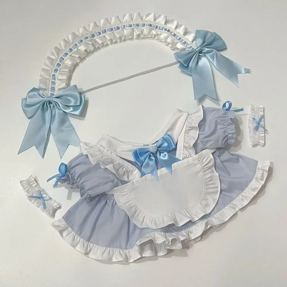 Robe de mariée 40cm, vêtements de poupée en coton, accessoires, couvre-chef, poupées idole, jupe en gaze blanche, costume