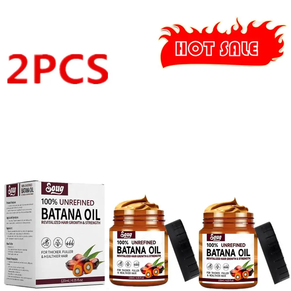 

2PCS 120ml Batana Oil Hair Conditioner Oil Hair Treatment Hair Mask Moisturize And Repair Hair Root for hair Healthier Thicker