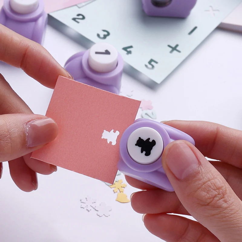1 PCS Mini Scrapbook Punches Handmade Cutter Card Craft Calico Printing DIY Flower Paper Craft Punch Hole Puncher Shape