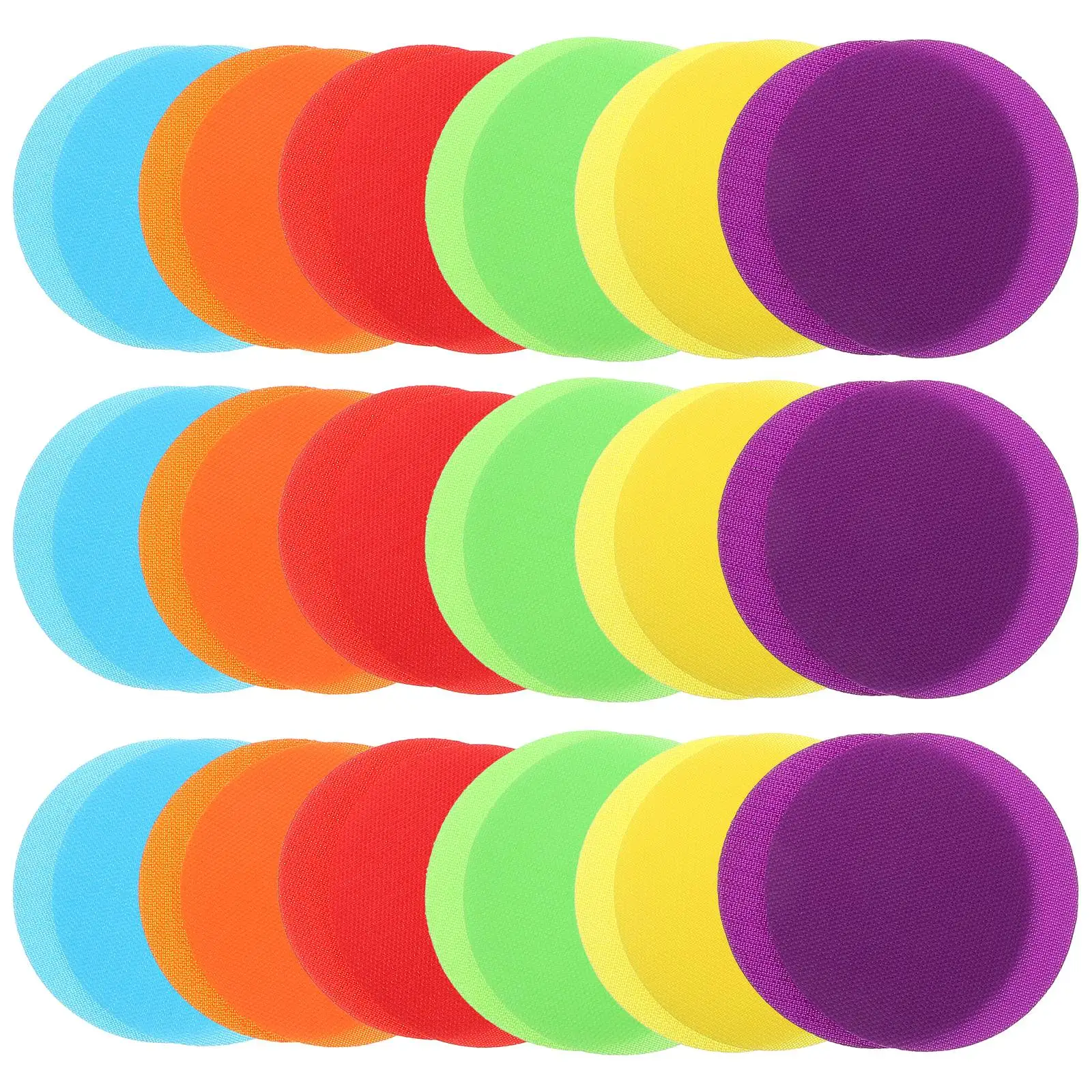 

Circular Sticker Game Training Carpet Marker Family Classroom Reusable Stick Colorful Red Yellow Green