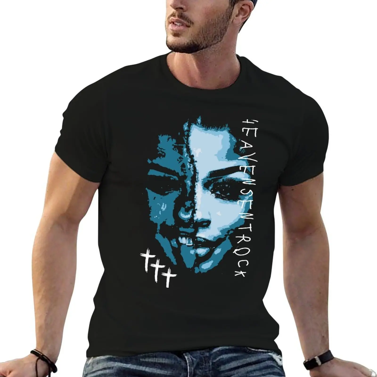 

Chrisean Rock Merch Heavensent T-Shirt man t shirt cotton high quality printed t shirts for man T-Shirt