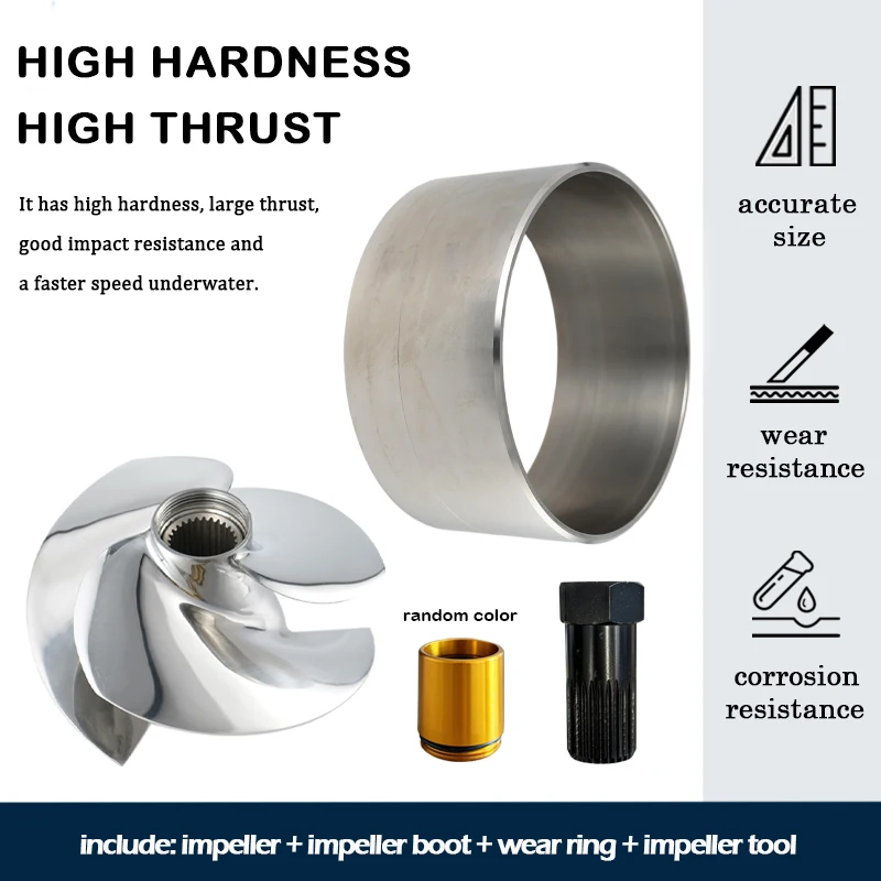 เปลี่ยน Solas SXX-CD-13/18 สําหรับ 161 มม.Seadoo Jet Ski ใบพัดชุด RXP-X 300 RXT-X 300 GTX จํากัด 300 สแตนเลสขัดเงา