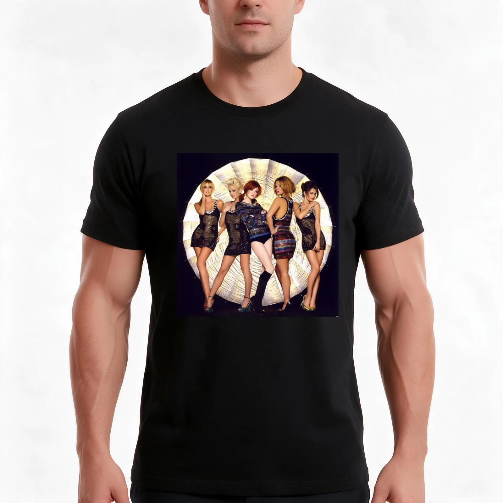 Girls Aloud 150 T-Shirt, Summer Casual Cotton Tee, Oversized Streetwear Tops, Vintage Graphic Print, Loose Fit Short Sleeve