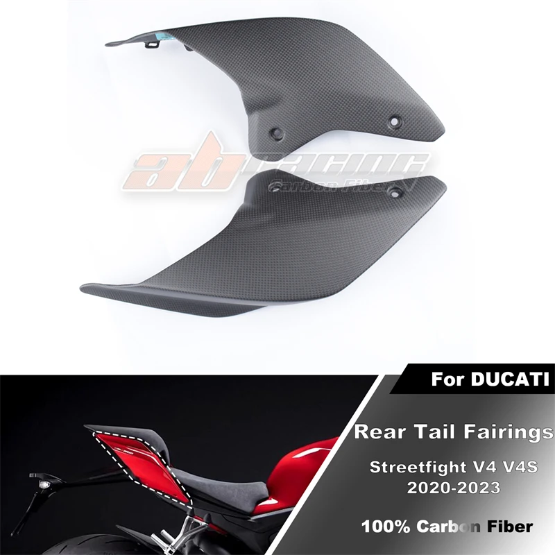 سبويلر خلفي للذيل لـ Ducati Streetfighter V4 V4S 2020-2024 ألياف كربون كاملة 100% #1