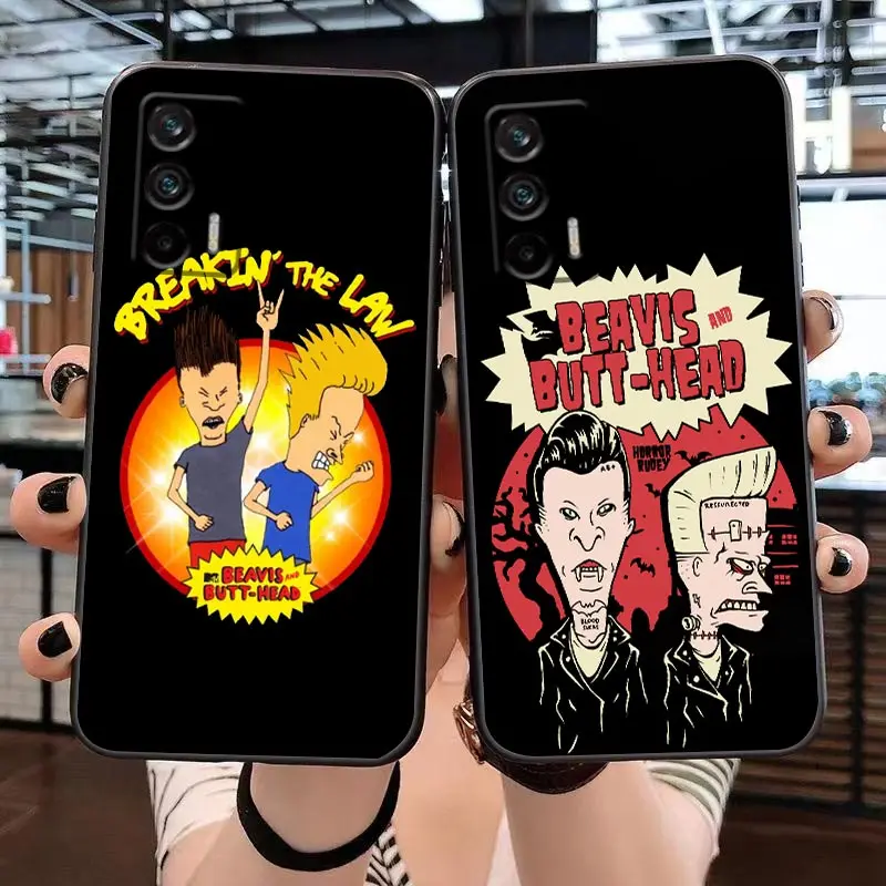 Cartoon Beavis And Butthead Funda Case For Realme GT 2 Pro Master Neo2 NARZO 50 50I 50A C35 C33 C31 C30 C30S C21 C15 V25 Case