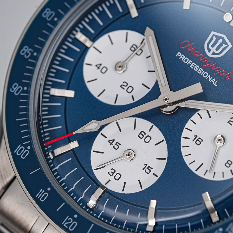 Watchdives WD1863 New Dial Chronograph Watch VK63 Sweep Movement