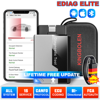 2025 NEW KINGBOLEN Ediag Elite Lifetime free Car Diagnostic Tools All system 15 Resets Bi-directional Test Auto OBD2 Scanner