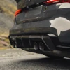 BMW M3 M4 G80 G82 G83 OEMスタイル 純正ドライカーボンファイバー リアディフューザー リアリップ ボディキット 軽量カーアクセサリー 5
