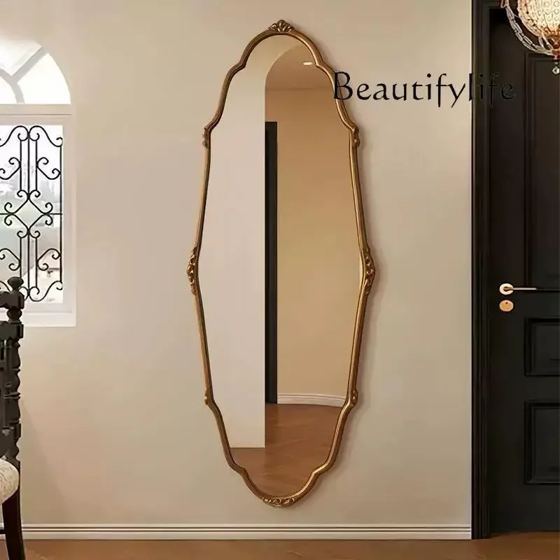 B3 X Asymmetrical Modern Mirror Vintage Nordic Aesthetic Wall Design Mirror European Dressing Abnormity Spiegels Home Decoration