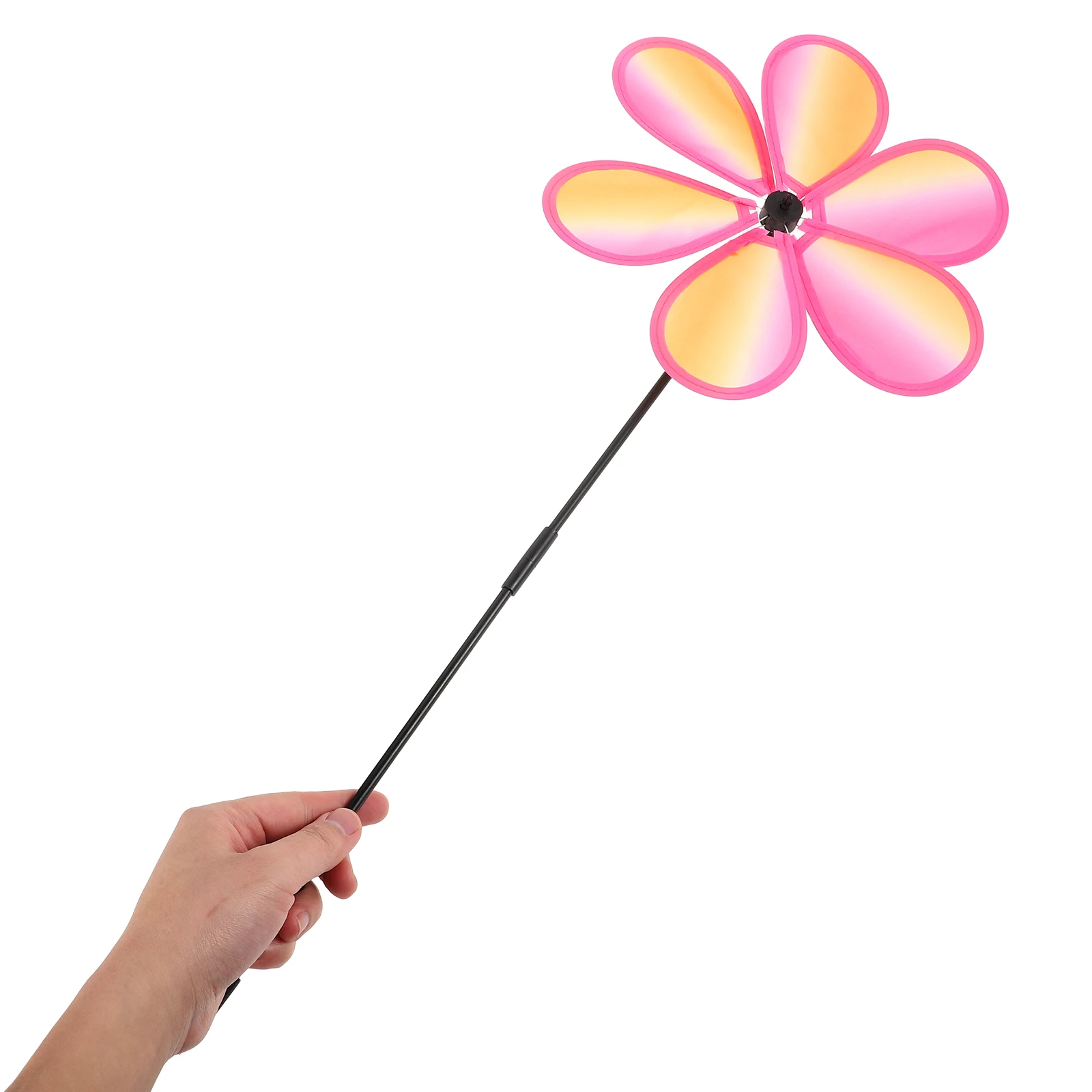 Moulin à vent en tissu coloré pour enfants, jouet léger, Durable, sûr, décoration de jardin extérieur, ornement de jardin