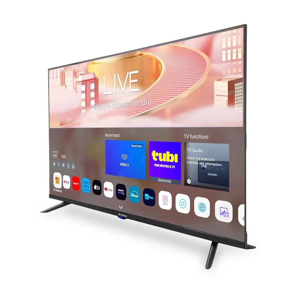 

Новый изогнутый 32-75-дюймовый Google 120 Гц 4K Ultra HD Android 14 для Bluetooth OLED Smart TV со светодиодной подсветкой