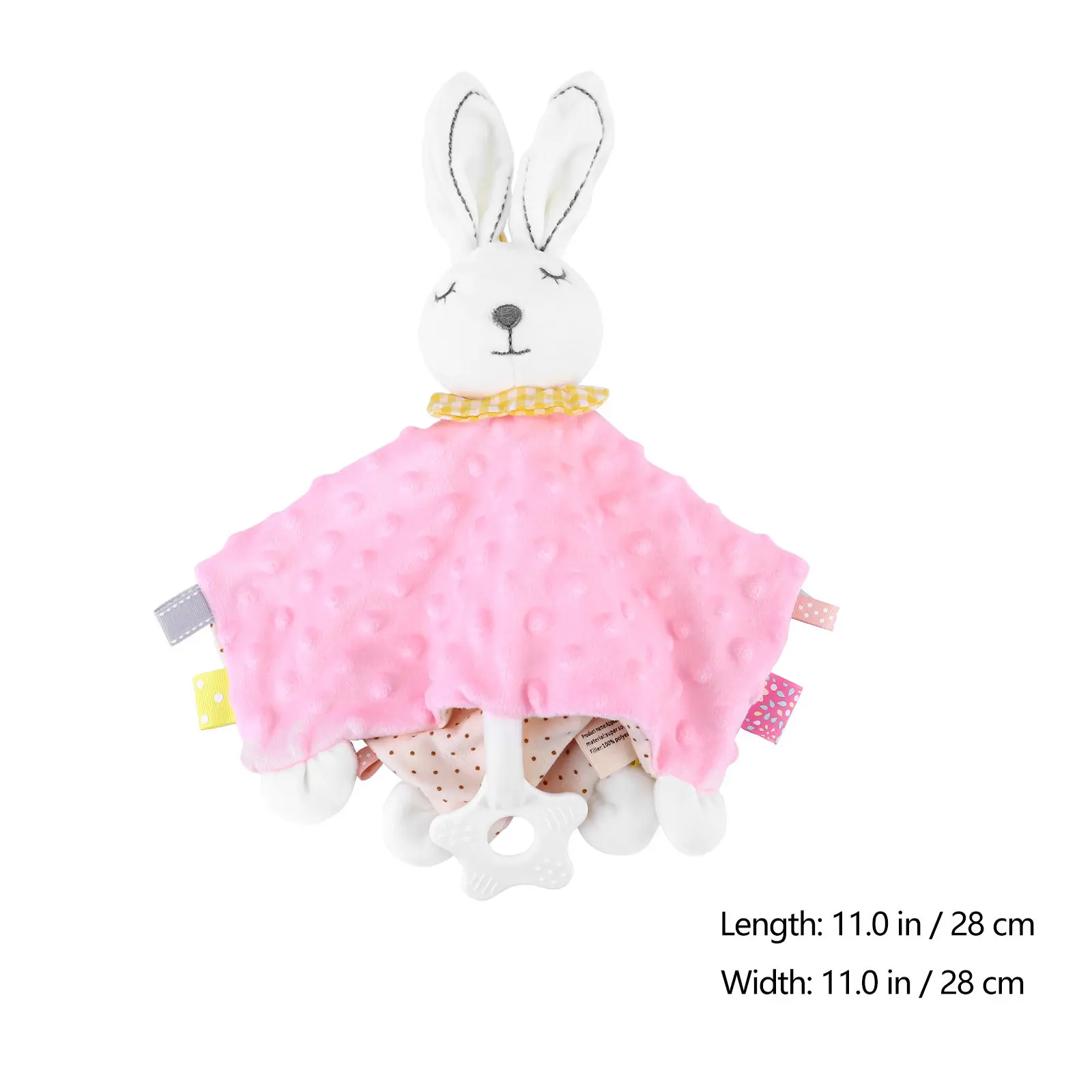 1Pcs Baby Appeasing Towel Rabbit Shape Soft Saliva Cloth Pacifying Blanket Newborn Sleeping Comforter Animal Shaped Appeasing