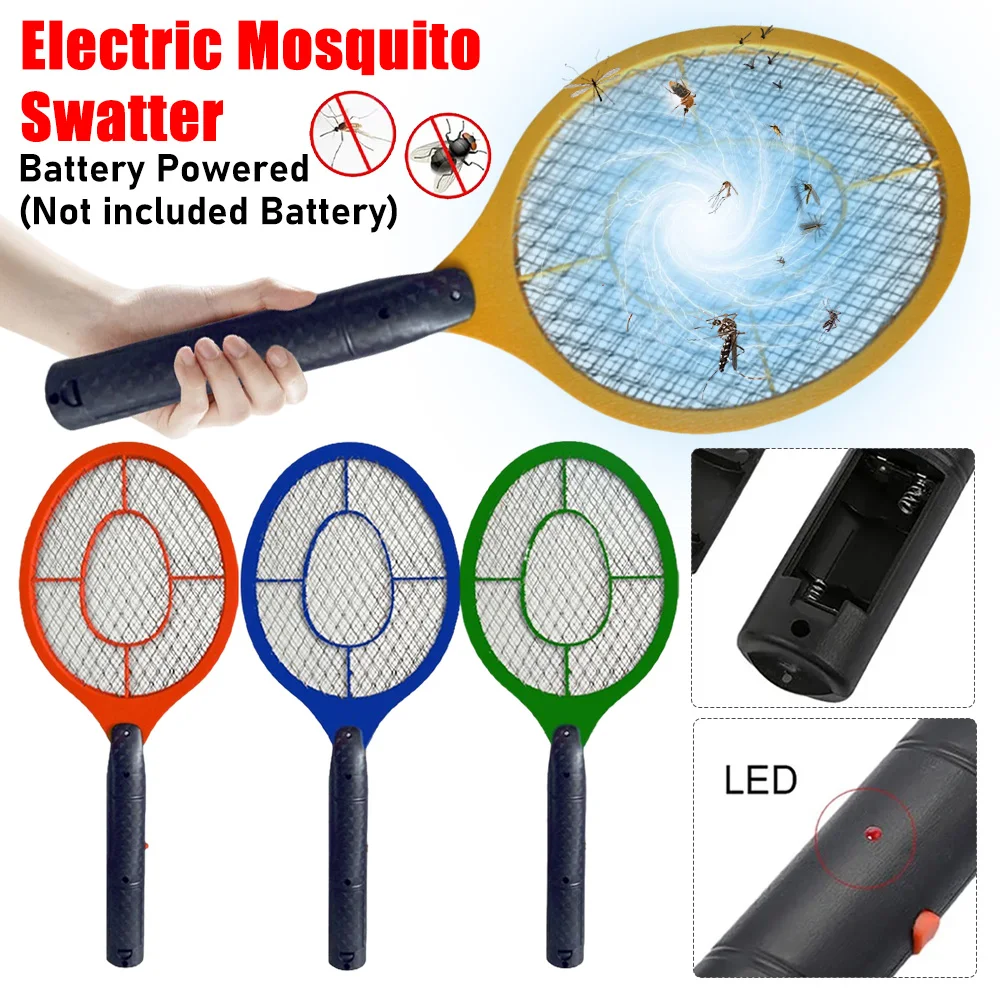 Elettrico Mosquito Killer Palmare Insetto Scacciamosche Racchetta Portatile Fly Insetti Bug Strumento di Controllo Dei Parassiti Per La Camera Da Letto Insetti