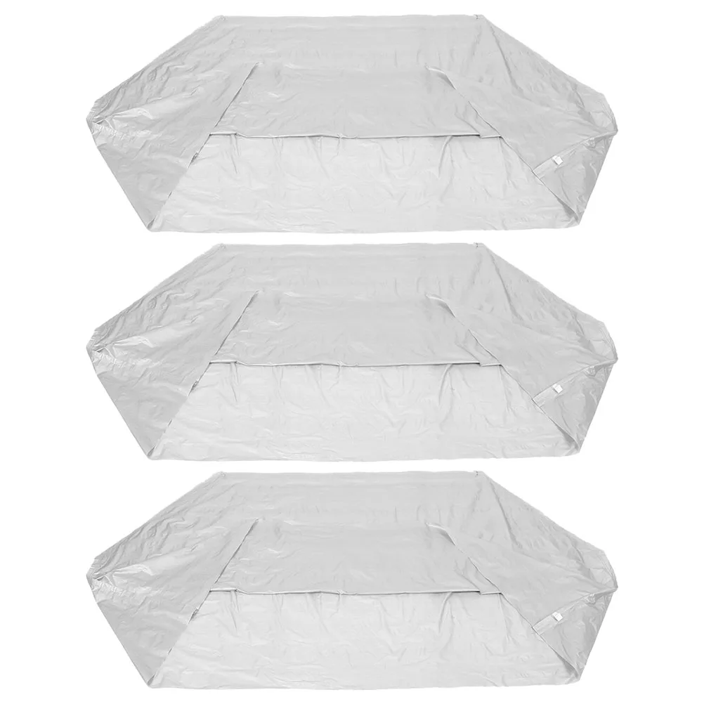 

3pcs Electric Scooter Cover Motorcycle Rain Bike Outdoor Waterproof PEVA Material Lightweight Durable Storage Foldable Sun