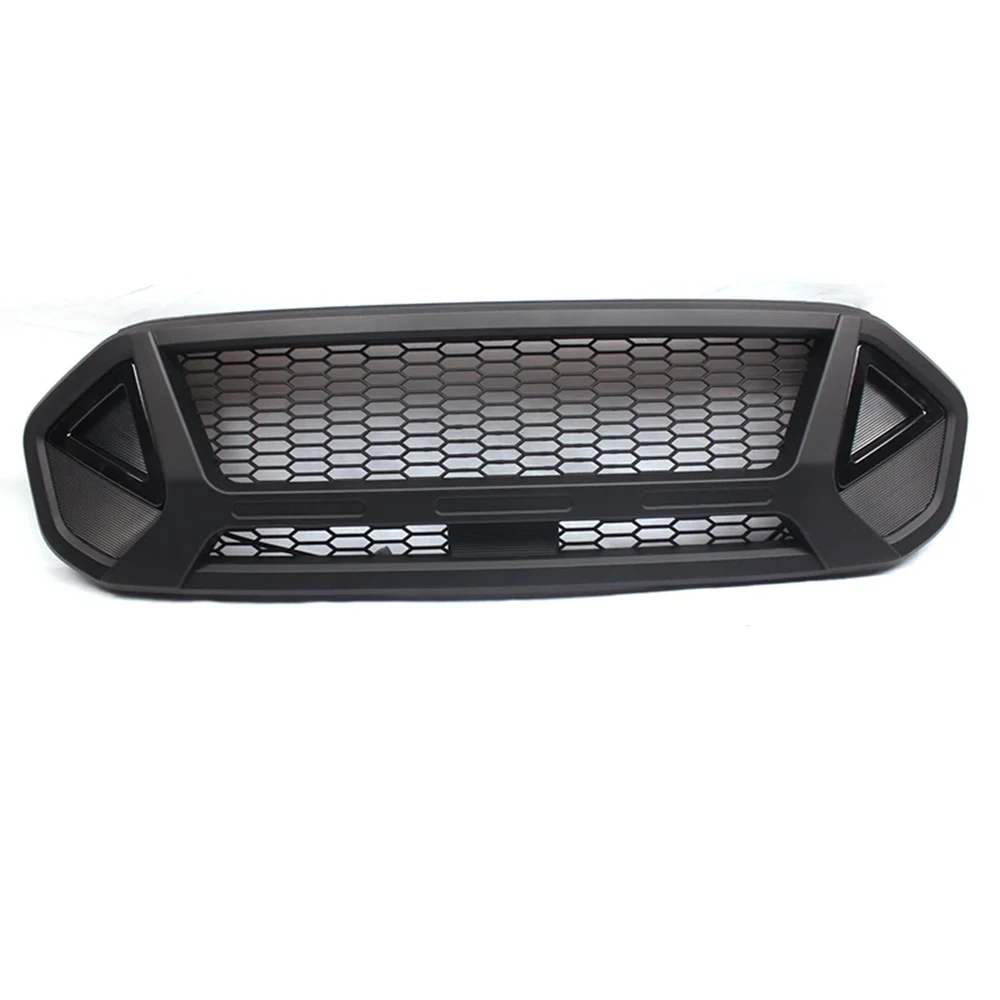 Guard Grid With Side LED Light For Ford Ranger T8 2018-2021 PX3 MK3 XL XLS XLT Lariat FX4 Limited Front Grille Grill Mesh Grills