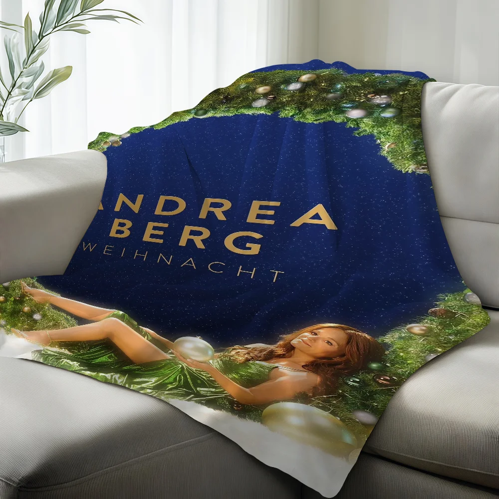 Singer A-andrea Berg Blanket Suitable For Sofas Beds Offices Cars Outdoor Travel An Ideal Gift For Friends Family